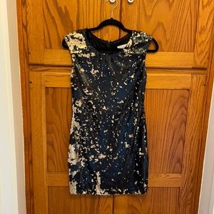 Changing Black/Gold Sequin Dress